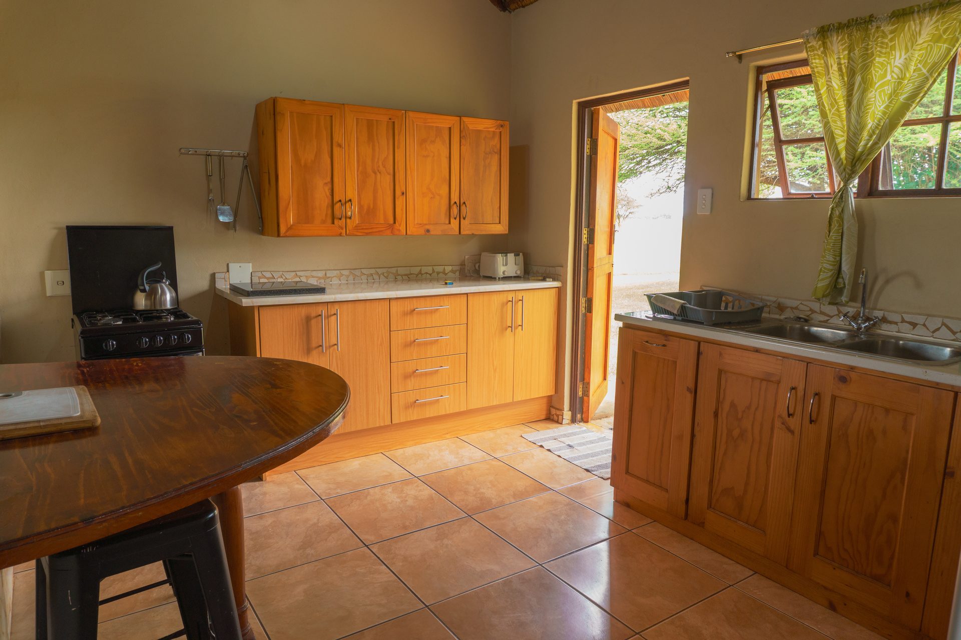 Bedroom in 7-sleeper family chalet at Gallery Inn Bela Bela