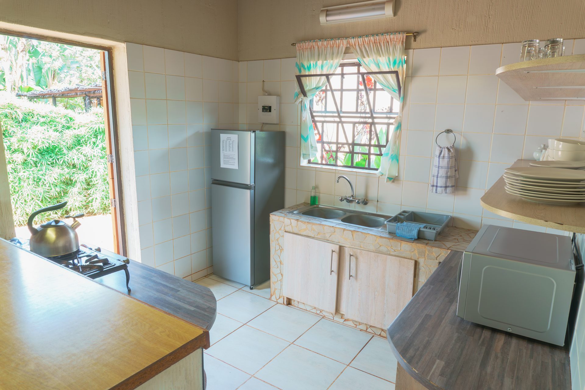 Bedroom in 8-sleeper group chalet at Gallery Inn Bela Bela
