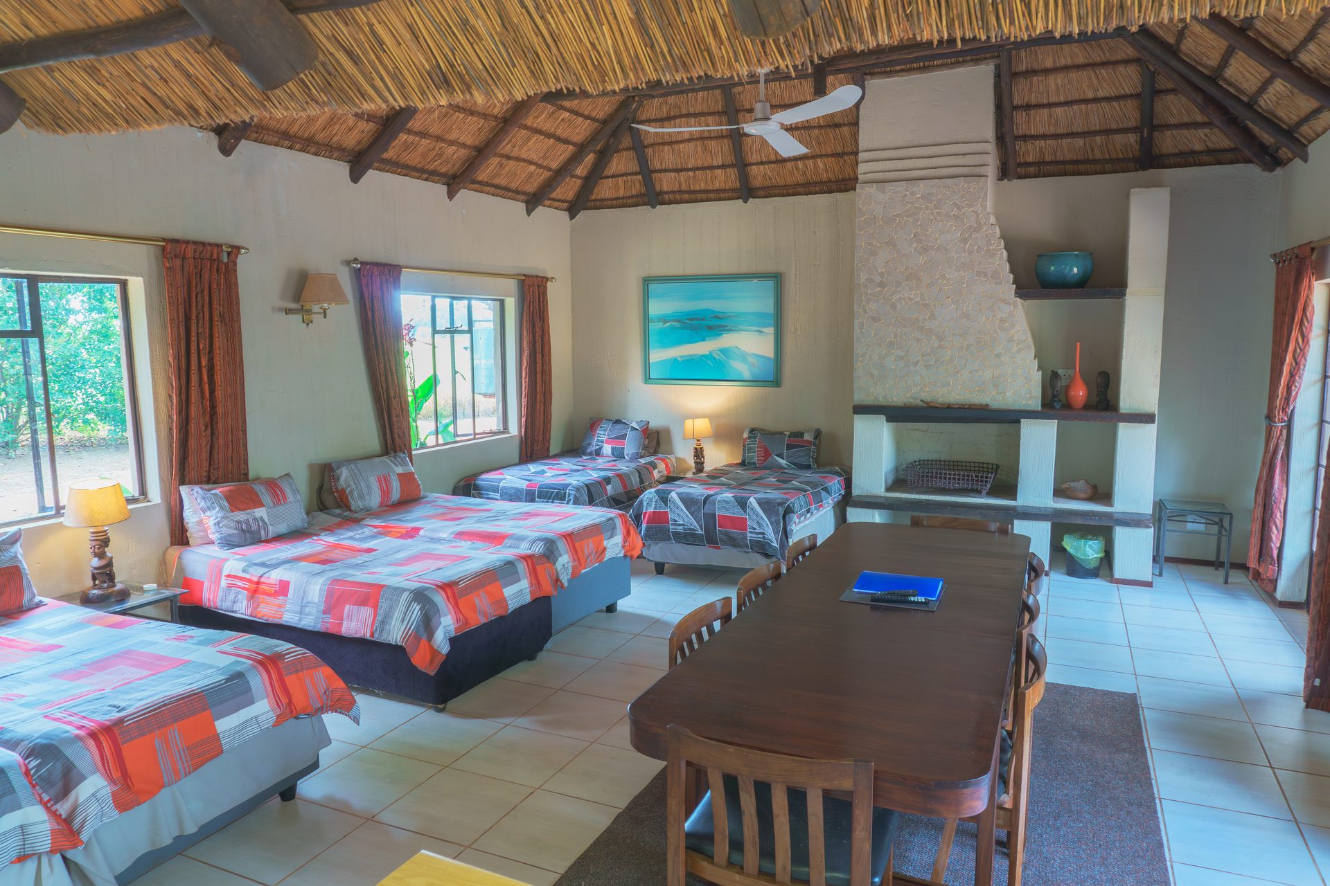 8-sleeper group self-catering chalet at Gallery Inn Bela Bela