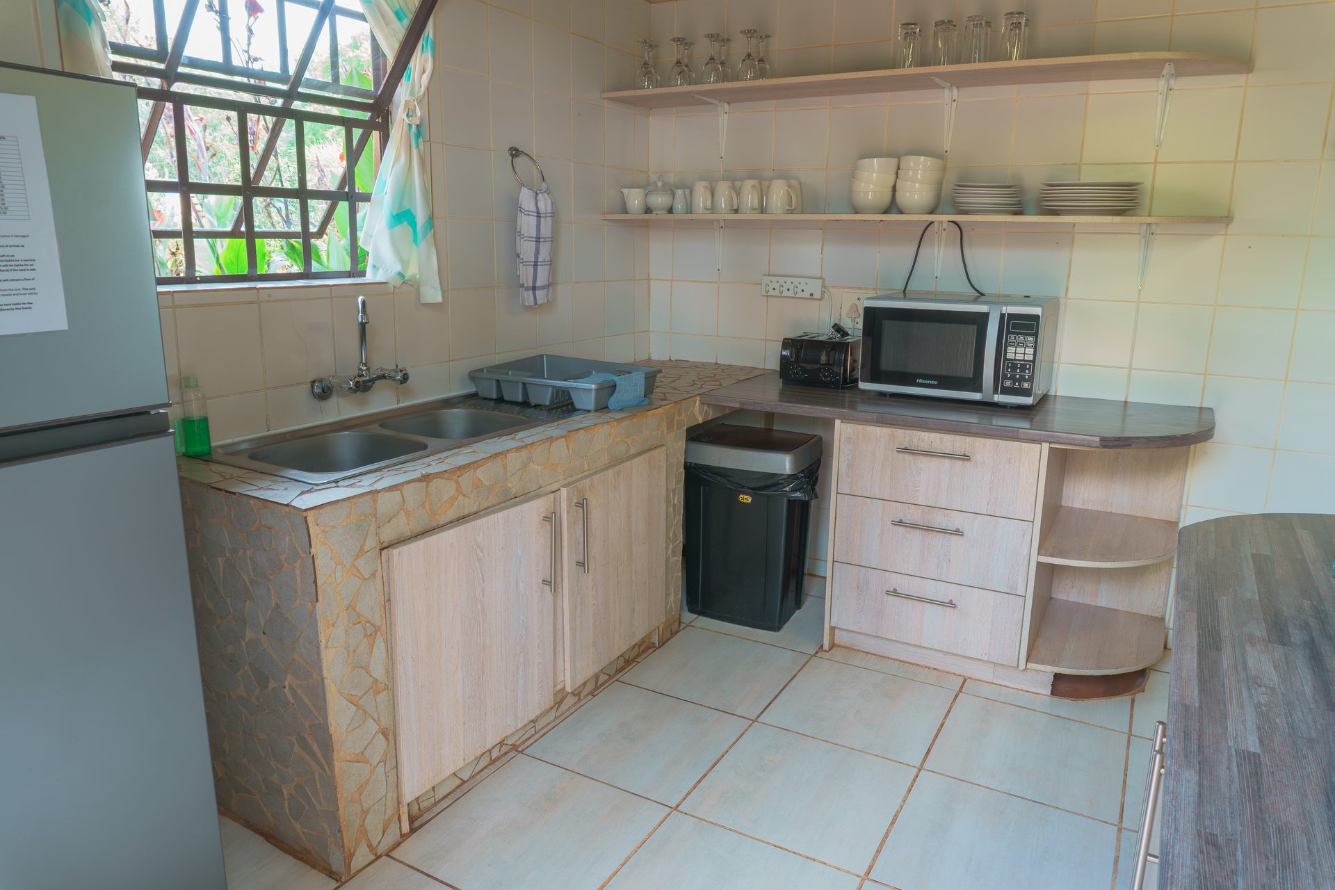 Lounge in 8-sleeper group chalet at Gallery Inn Bela Bela