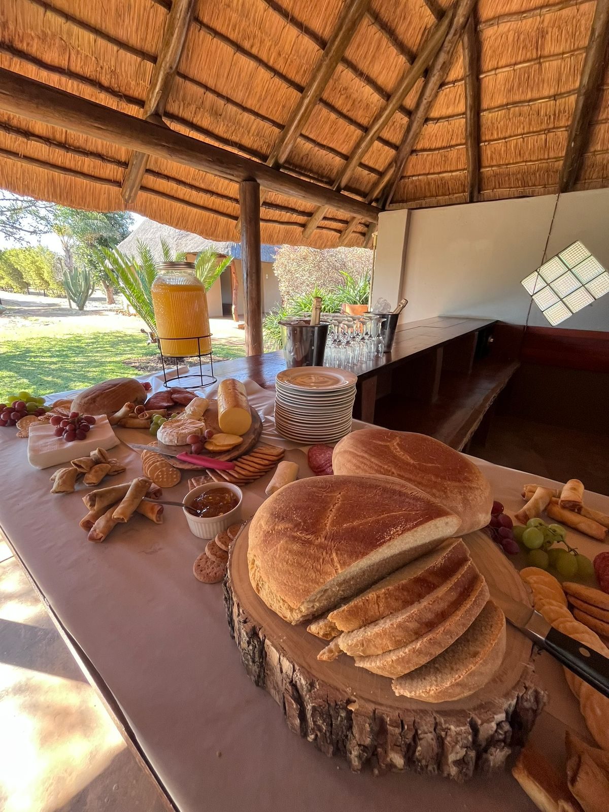 Fresh bread and catering at Gallery Inn lapa event