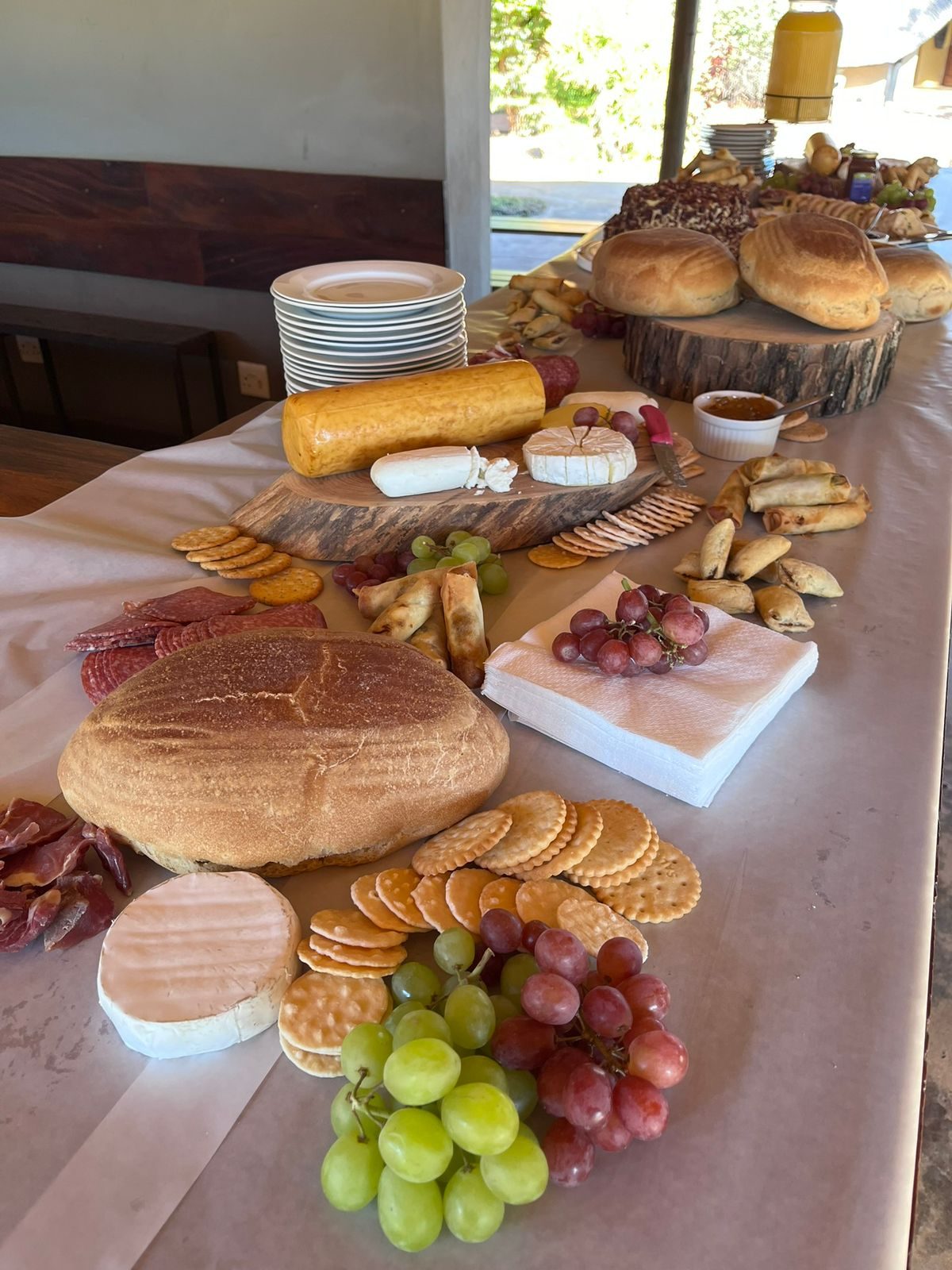 Grazing table catering at Gallery Inn Bela Bela event